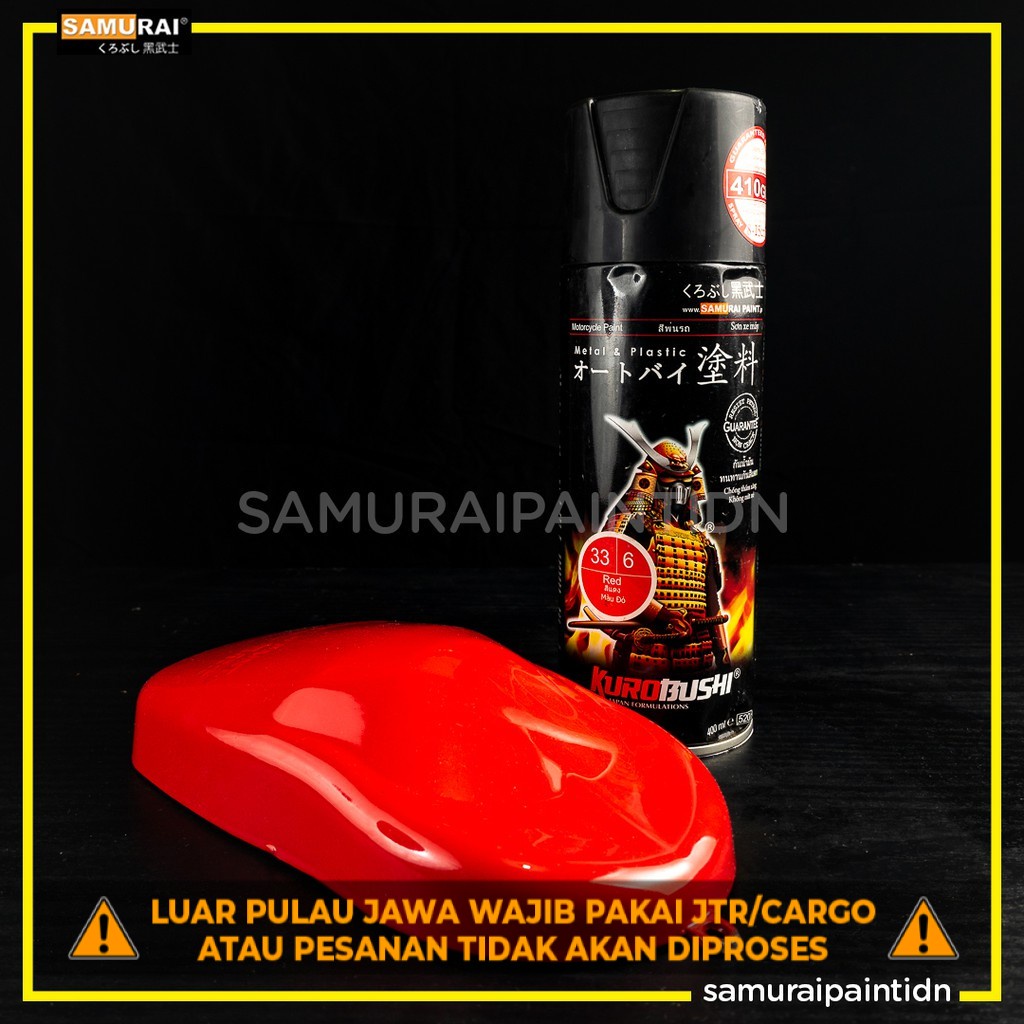Pilox Cat Samurai Paint 6 Merah Ferrari / Red 400ml