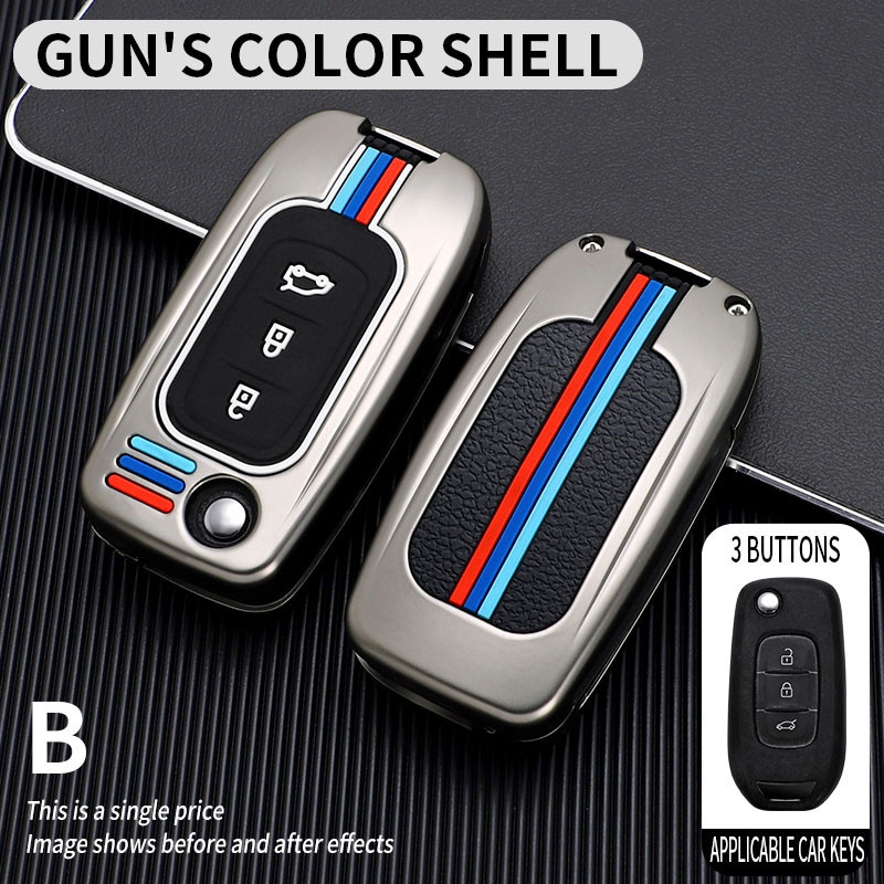 Casing Kunci Remote Mobil 3 Tombol Untuk lada vesta granta renault megane clio captur kangoo