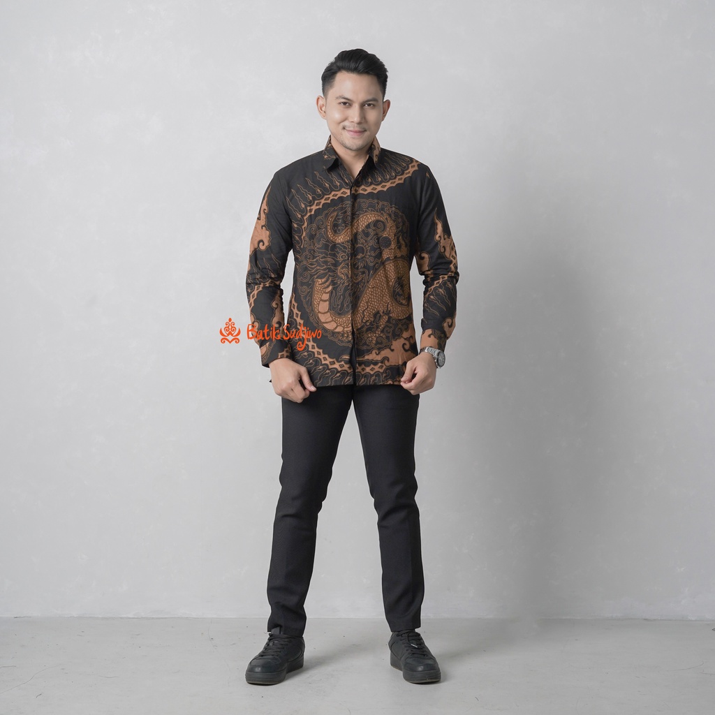 Atasan Kemeja Batik Pria Regular 1038