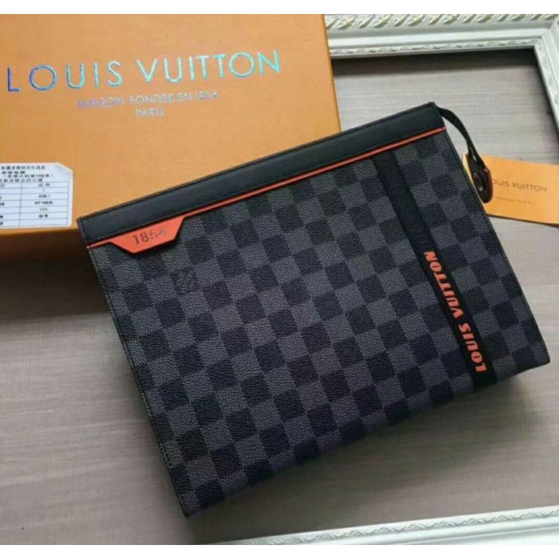 CLUCTH LV TAS TANGAN PRIA WANITA LV HANDBAG MIRROR QUALITY