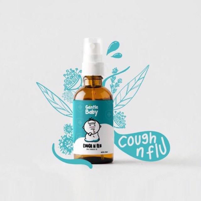 Minyak Telon Obat Batuk Flu Pilek Bayi Baby Massage Gentle Oil Cough & Flu
