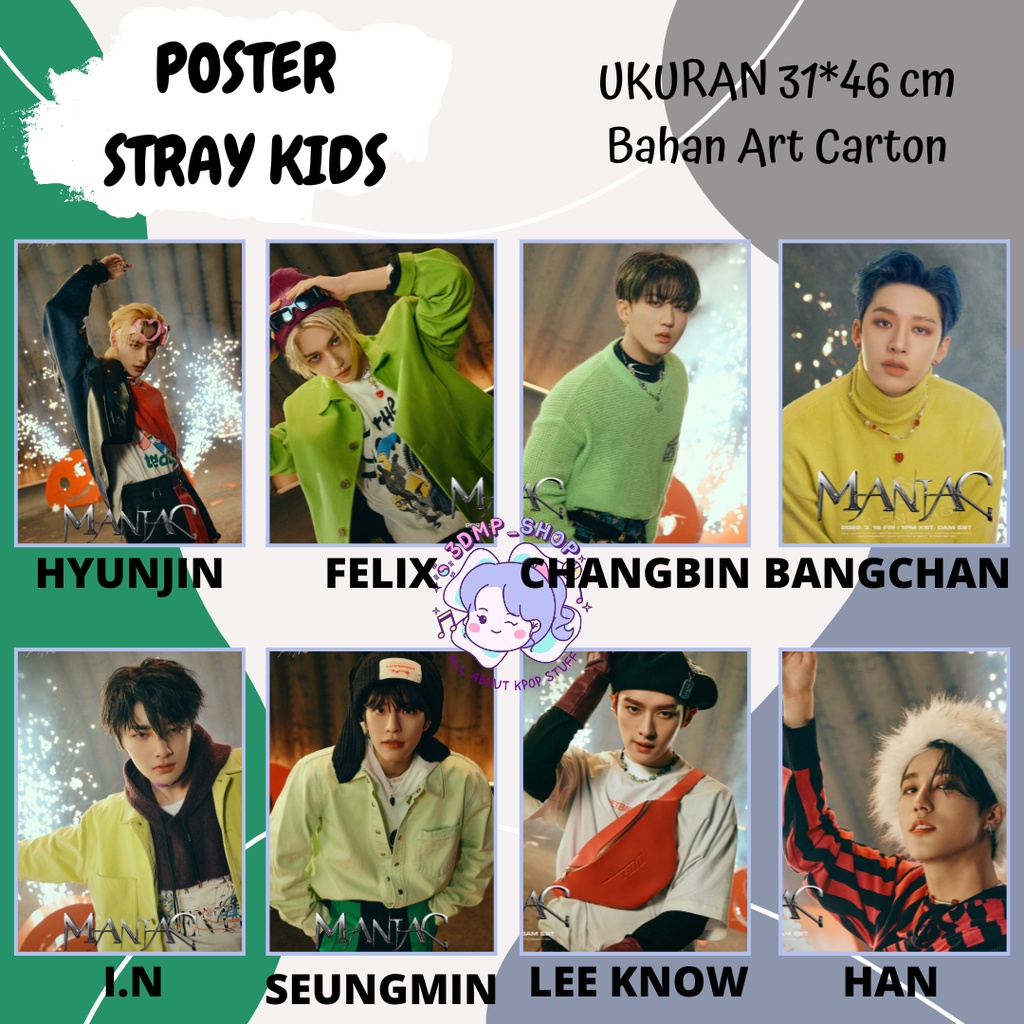 POSTER STRAY KIDS member