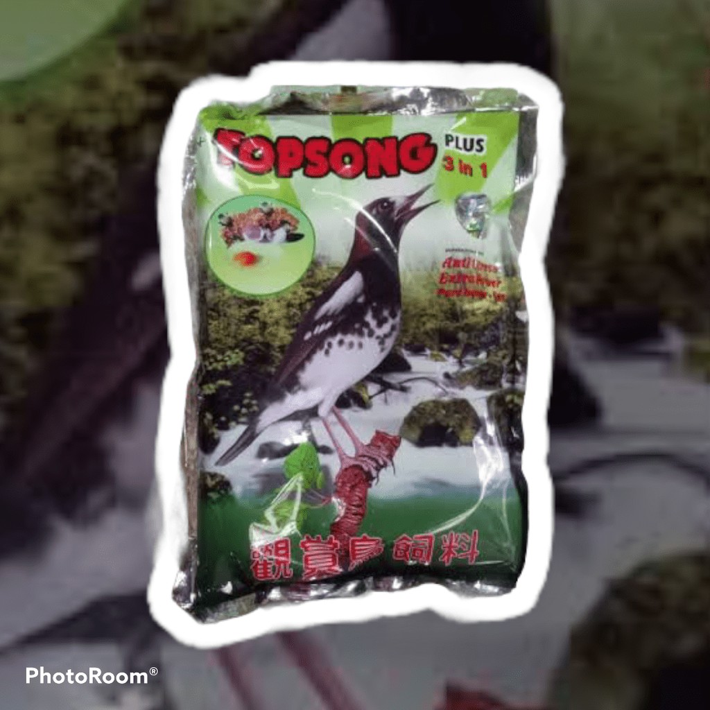 Voer Topsong Pakan Burung Kacer Punglor Murai Cucak Original