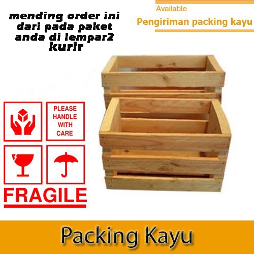 Packing Peti Kayu &amp; Bubble wrap pengaman pigora dll