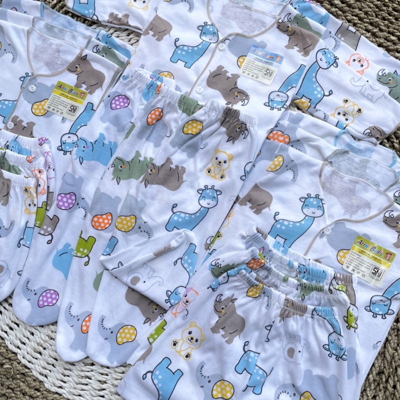 18 PCS Paket Baju Bayi Celana Bayi Baru Lahir Celana Bayi Newborn Baju Bayi Baru Lahir Setelan Bayi Baju.  Pendek Bayi Hampers Lahiran Bayi Gift Lahiran Bayi DNW BABY