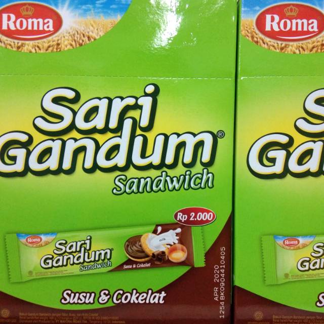 

Roma Sari Gandum Sandwich Box 12pcs