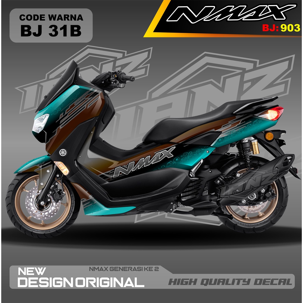 STICKER VARIASI NEW NMAX FULL BODY BLOK MOTOR / DECAL FULL BODY NMAX / DECAL STIKER FULL BODY NMAX / STIKER DECAL NMAX TERBARU