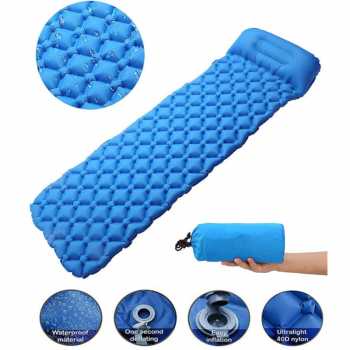 Sleeping Pad kasur tiup Kasur Angin Tiup Matras Camping 190 x 56