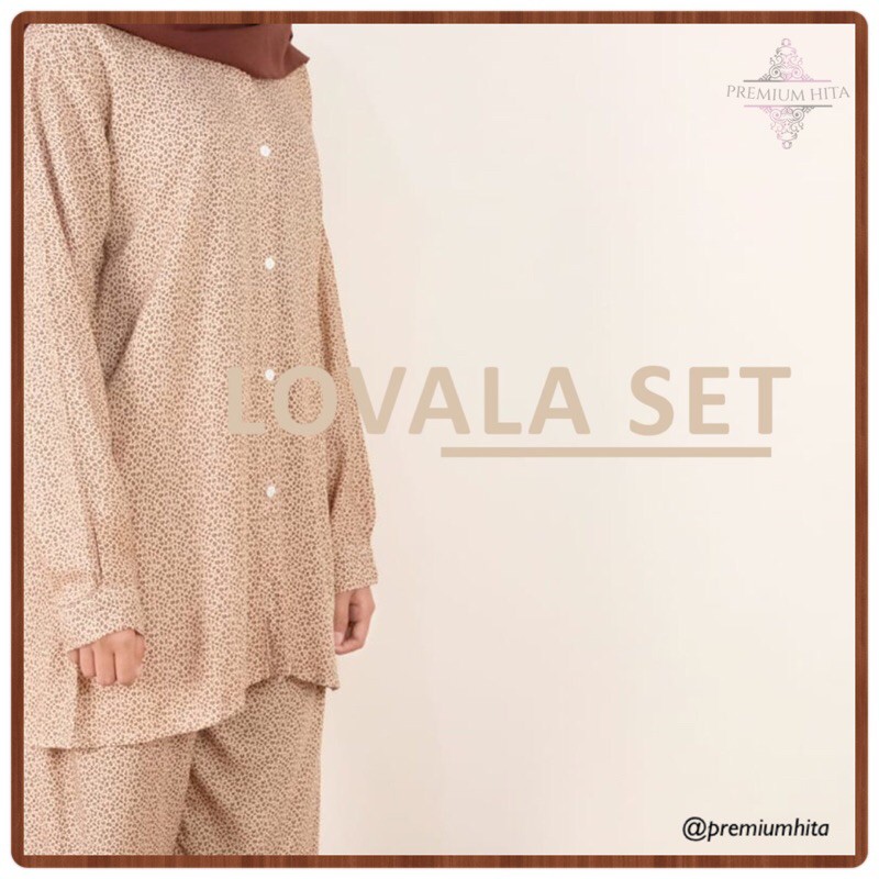 Lovala Set - Setelan Piyama Leopard Katun Rayon Wanita