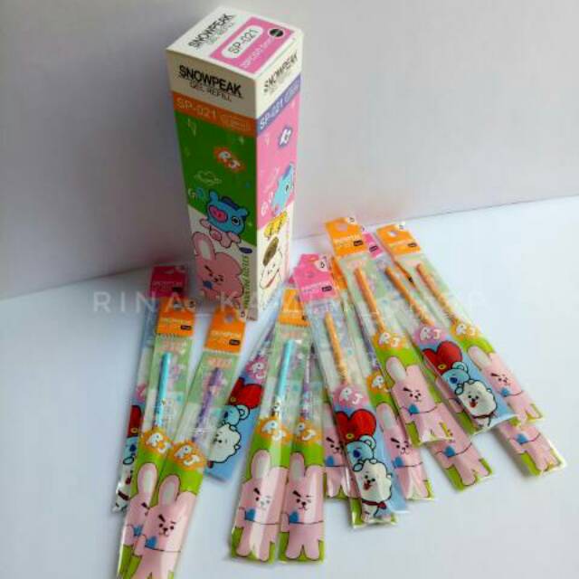 

Isi ulang pulpen gel bts