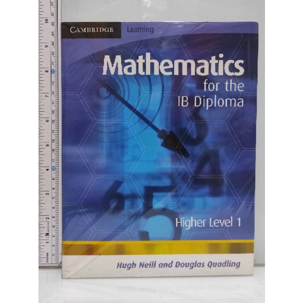 Mathematics for the IB Diploma Higher Level 1 CAMBRIDGE