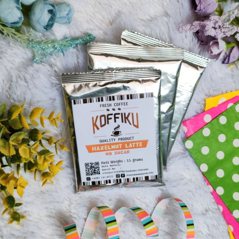 

KOFFIKU Kopi Instan Tanpa Gula HAZELNUT LATTE 150 gram Enak Murah Surabaya Sugar Free Instant Coffee