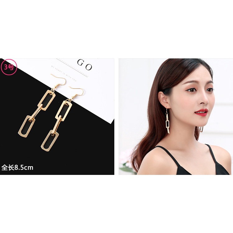 Korea gaya all-match temperamental stud anting-anting internet influencer anting-anting wanita panja