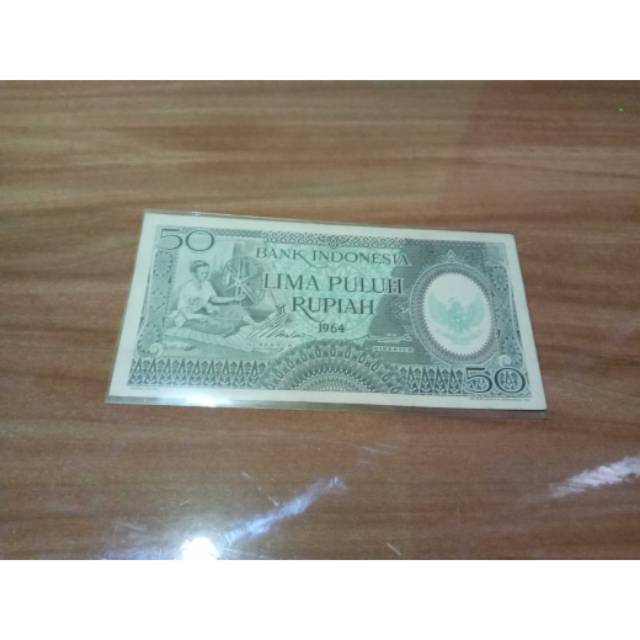 Uang kuno 50 rupiah seri pekerja 1964