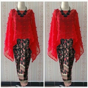 Rubi cape blouse / baju rubiah / baju ruby / outer rubi / outer ribiah