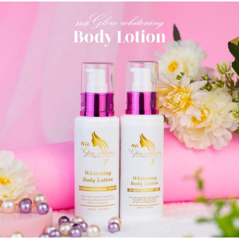 Hb. na glow whitening ORI siang. malam