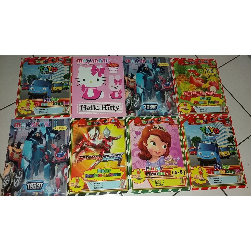 BUKU MEWARNAI ANAK TK/SD
