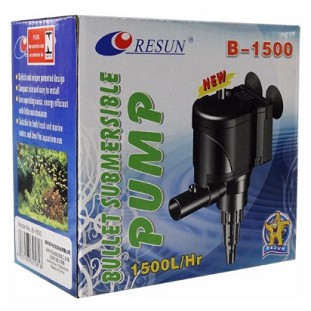 Pompa Air Celup Aquarium RESUN Submersible Bullet B-1500 Water Pump