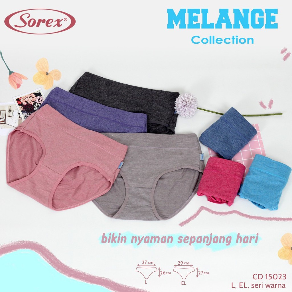 Sorex CD Basic Midi Wanita Melange Collection 15022 CD15023 BH 11105, 11106 dan 11115