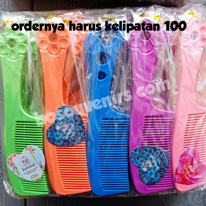 PROMO sovenir sofenir Souvenir Sisir Saku bungkus plastik / Souvenir Pernikahan / souvenir