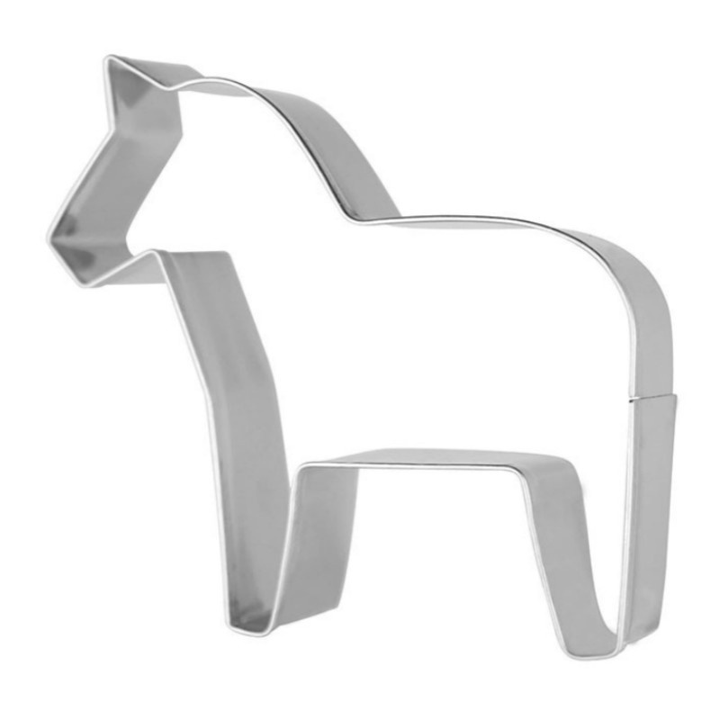 Horse Shape Baking Cookie Cutter Fondant Stainless Steel Mold