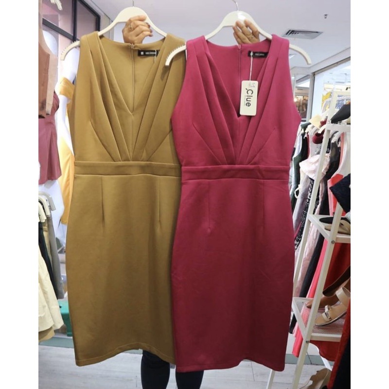 DRESS VIRIZ ZAMARA MODEL V LENGAN BUNTUNG IMPORT PREMIUM (A06)