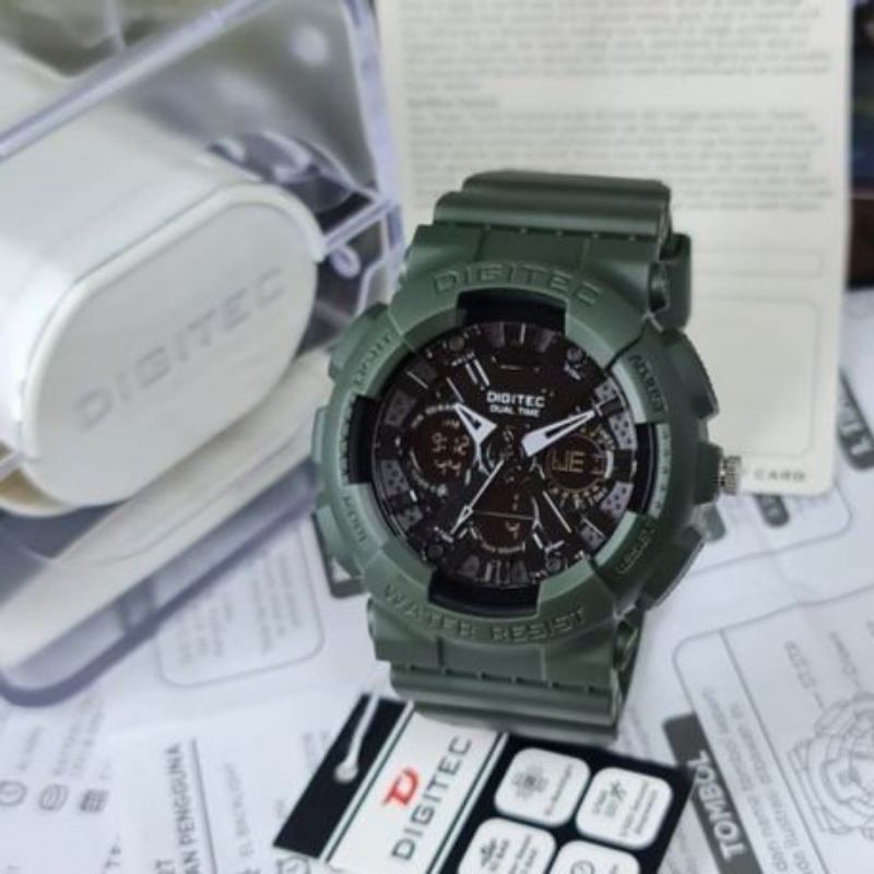 Jam tangan pria DIGITEC DG 2032 original tahan air