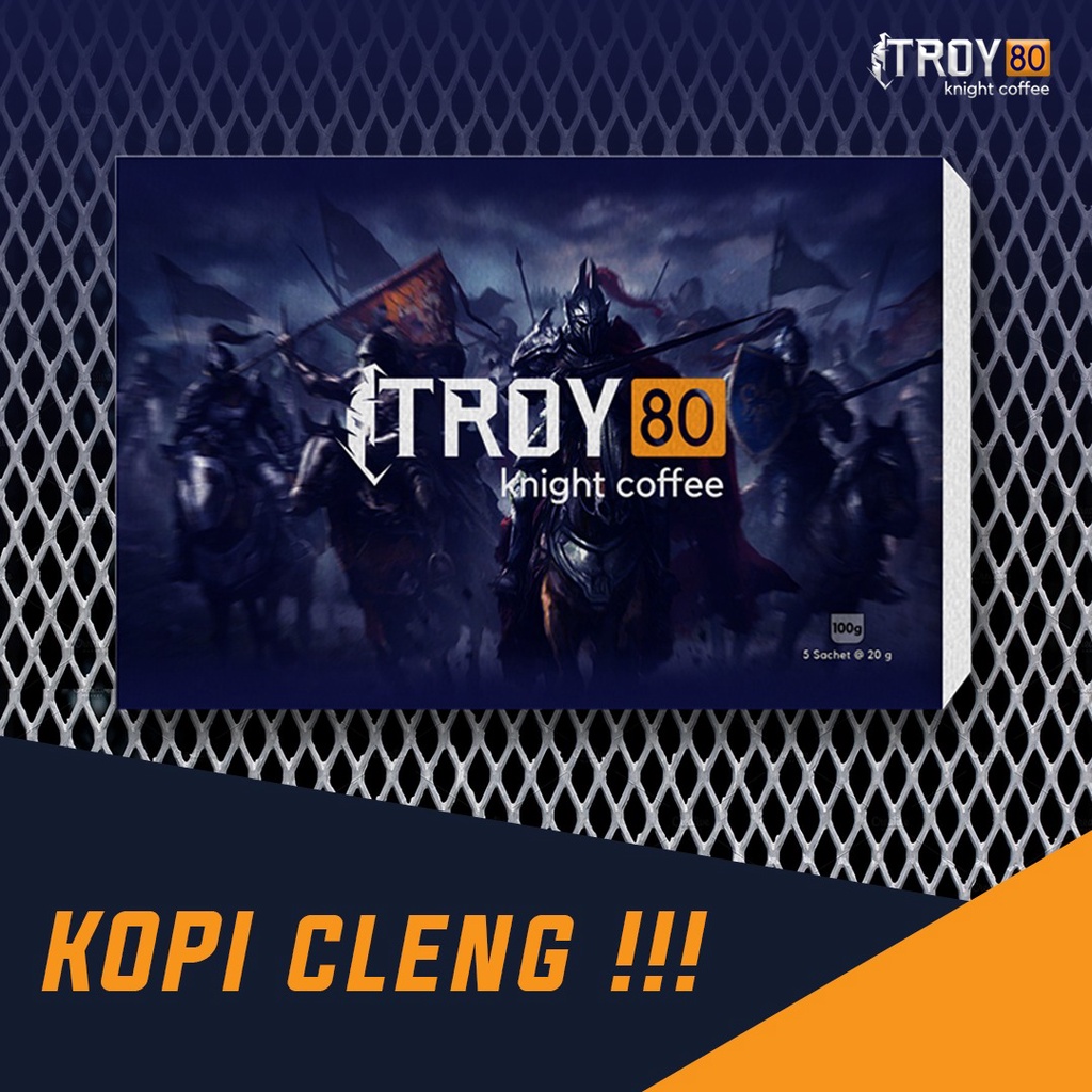 Kopi Troy 80 | Coffe Troy 80 | Kopi Pria Dewasa | Kopi Stamina Pria Dewasa Tahan Lama Bukan Kopi SLB