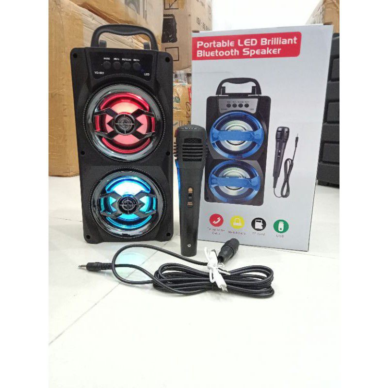 SPEAKER BLUETOOTH SALON AKTIF YD-801/YD-802 FREE MIC//SPEAKER PROTABLE TERMURAH