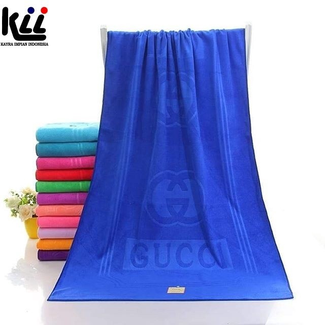 Handuk Gucci 70x140cm - Handuk Besar Polos - Handuk Gucci Import