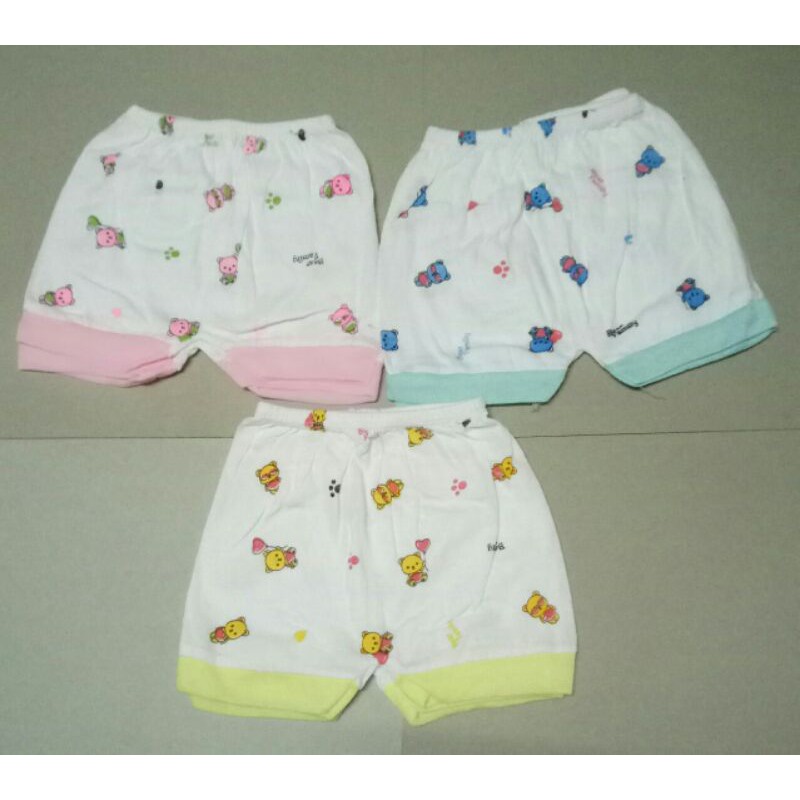 6 pcs Celana pendek bayi / celana pendek murah / celana pop