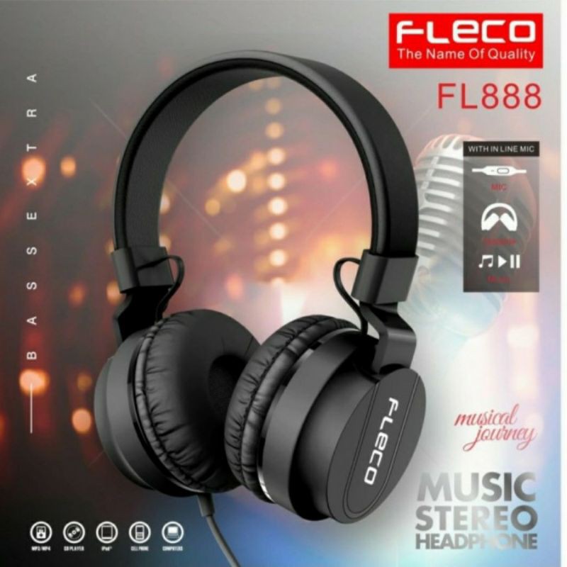 Headphone Fleco FL-888 Super Mega Bass Extrabass