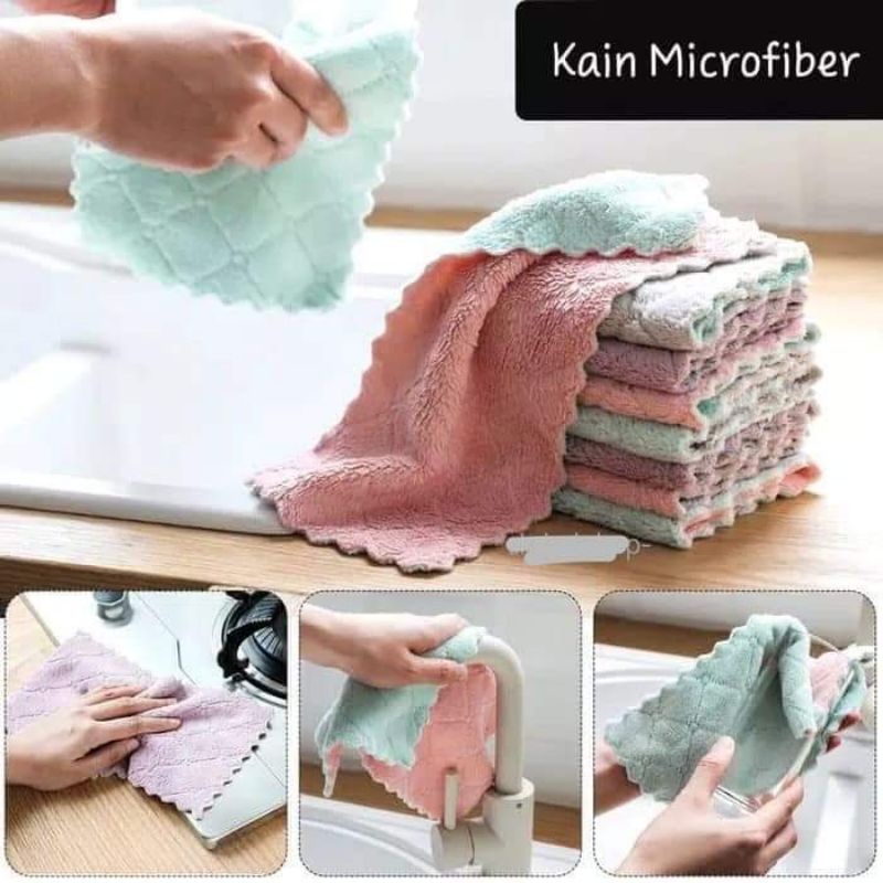 KAIN LAP MICROFIBER SERBET DAPUR LAP MICROFIBER KAIN LAP KAIN