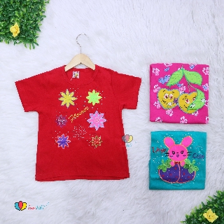  Kaos  Bordir uk 1 10 Tahun Export Quality Baju Anak  