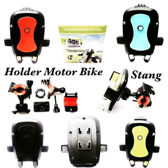 Holder Motor Jepit - Sepeda - Holder Hp - Universal Holder Sepeda dan Motor