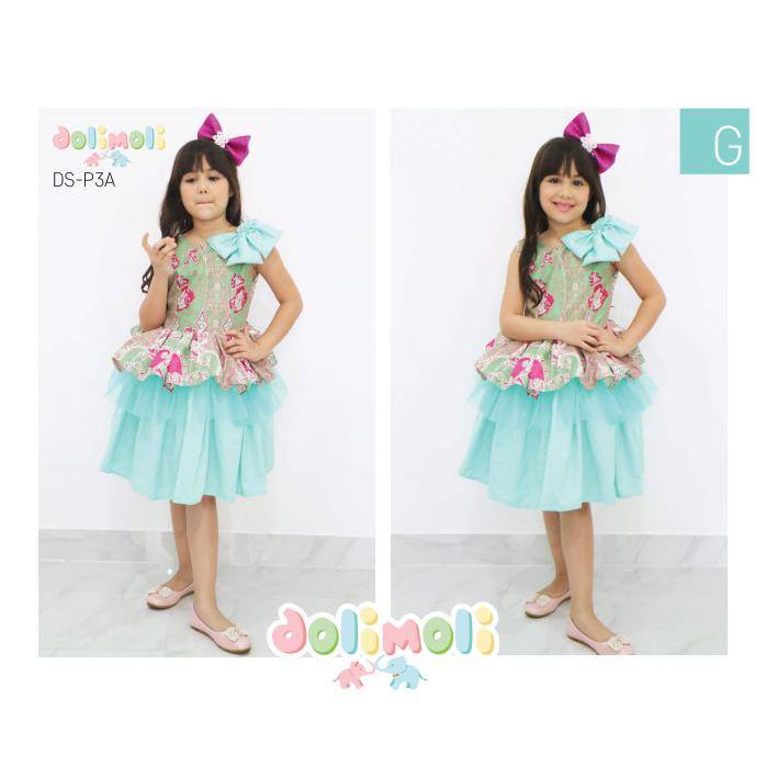 DRESS BATIK BLUE FLOWER