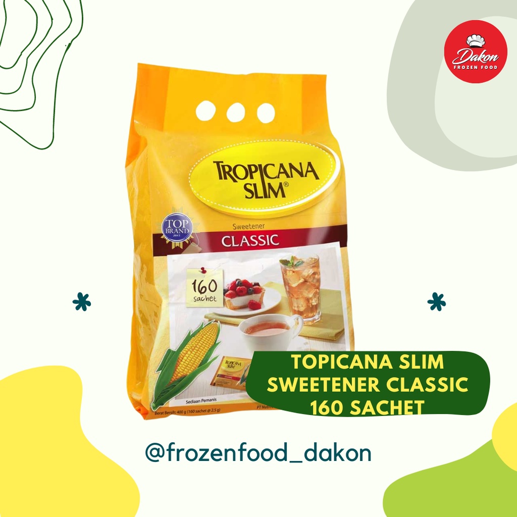 

Topicana Slim Sweetener Classic 160 Sachet