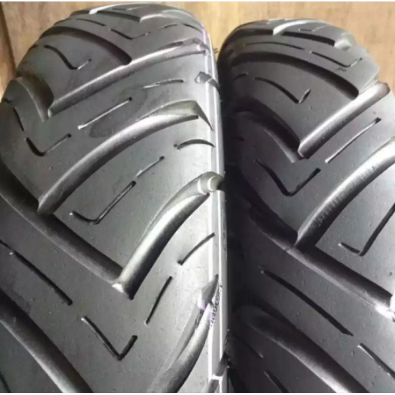 sepasang ban ring 14 tubelese ukuran 120/70 100/70