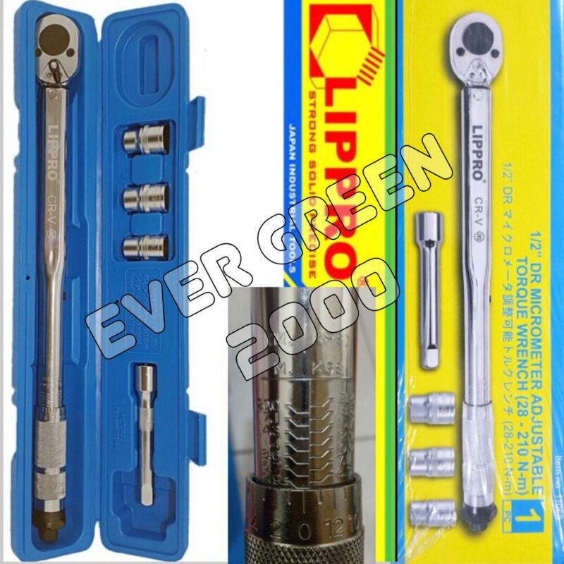 Kunci Torsi Heavy Duty - Momen Torque Wrench - Driver Square Mata Sok 1/2" - Rachet Stang Sok Torsii
