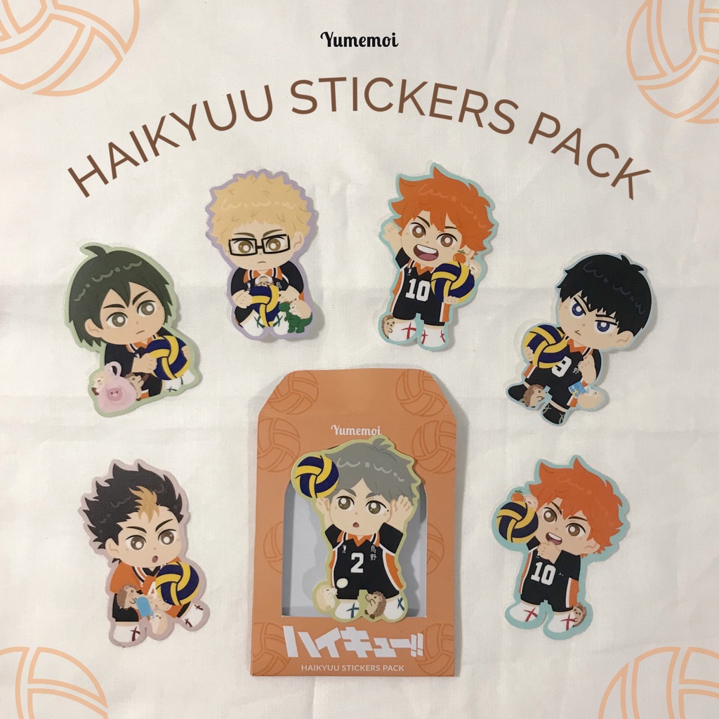 

[LAST STOCK] HAIKYUU STICKERS PACK by Yumemoi