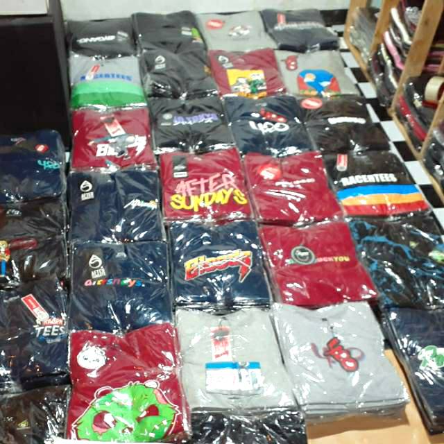 (TERLARIS) KAOS DISTRO GROSIR BAJU DISTRO BM ORIGINAL 12 PCS PAKET USAHA BAJU PRIA