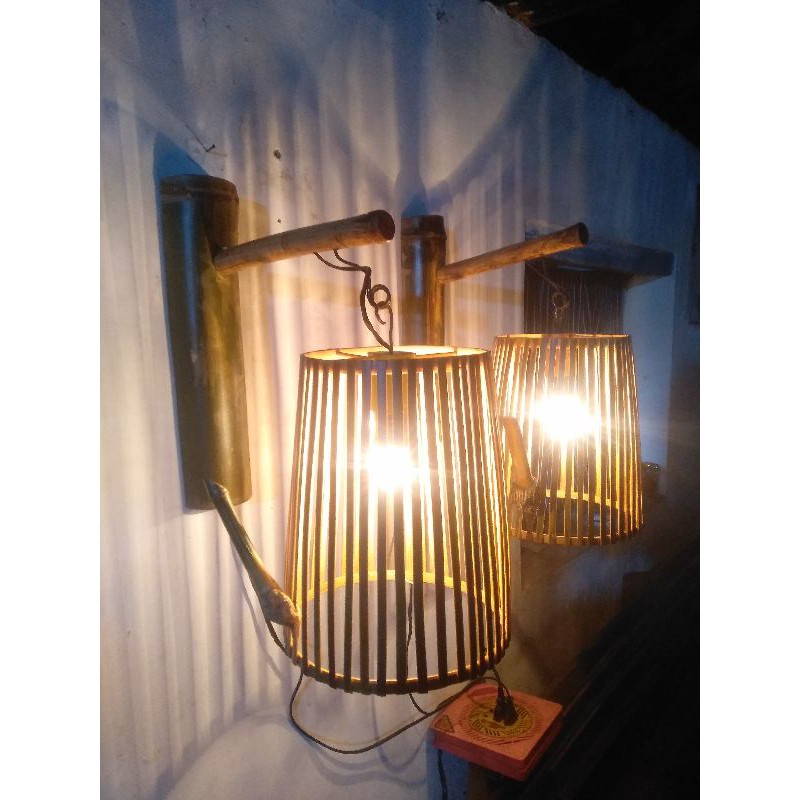 Lampu Hias Bambu