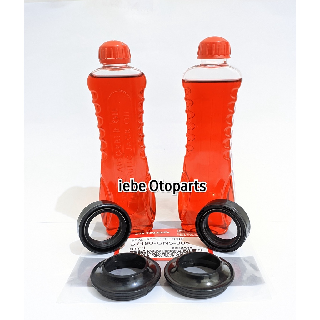 oli shock depan beat supra vario ( paket honda ) seal shock+seal debu beat vario scoopy supra granda