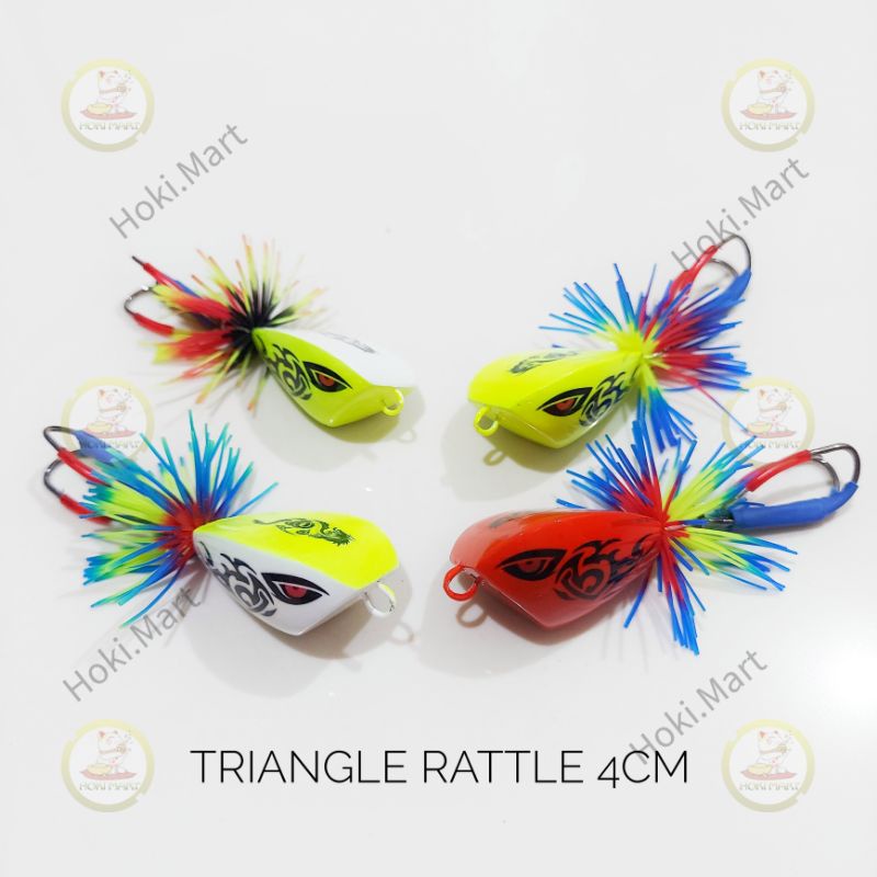 umpan jump frog triangle rattle 4cm selang safety thailand