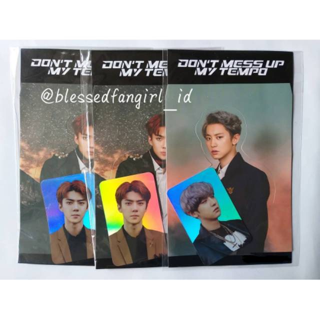 EXO DON'T MESS UP MY TEMPO HOLOGRAM PHOTOCARD