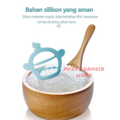 Gigitan Bayi Teether Gelang Silikon Mainan Bayi BPA FREE PGM P63