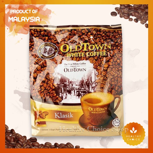 

KOPI PUTIH OLD TOWN KLASIK WHITE COFFEE CLASSIC IMPORT MALAYSIA ISI 15