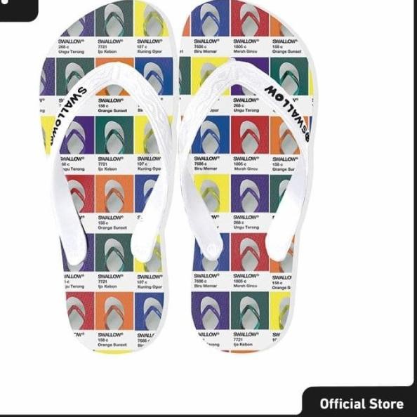 ➨ The Goods Dept Sandal Pria Wanita GOODS X SWALLOW - Stabilo, 36 ♛