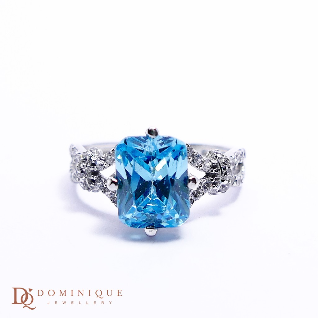 

Dominique Jewellery-Cincin Colour Stone 75% SNI DQC 1469