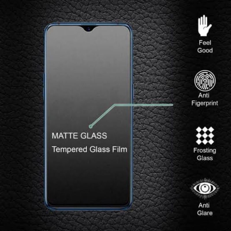 TEMPERED MATTE GLASS ANTI MINYAK REDMI NOTE 7/NOTE 8/ NOTE 9/ 9 PRO/ NOTE 10/10s/10 PRO TEMPERED GLASS MATTE